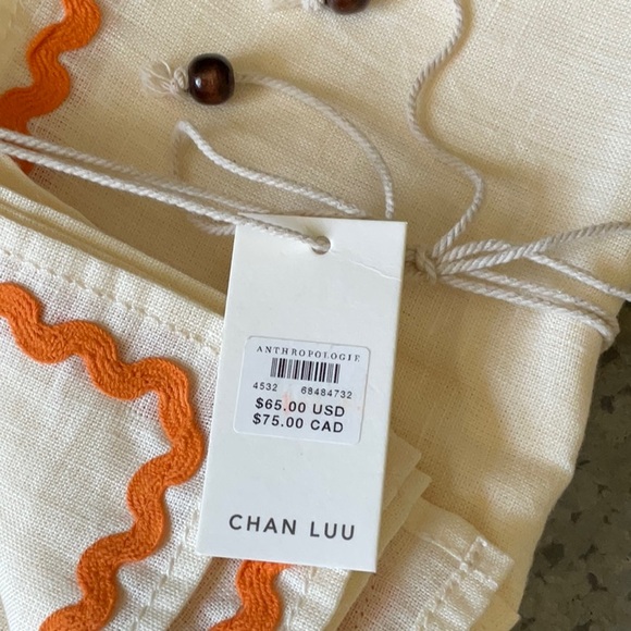 Chan Luu Linen Napkins Set/4 NWT - Picture 5 of 5